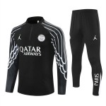 Paris Saint-Germain Training Sweatshirts Viertelreißverschluss 2025-26 Schwarze